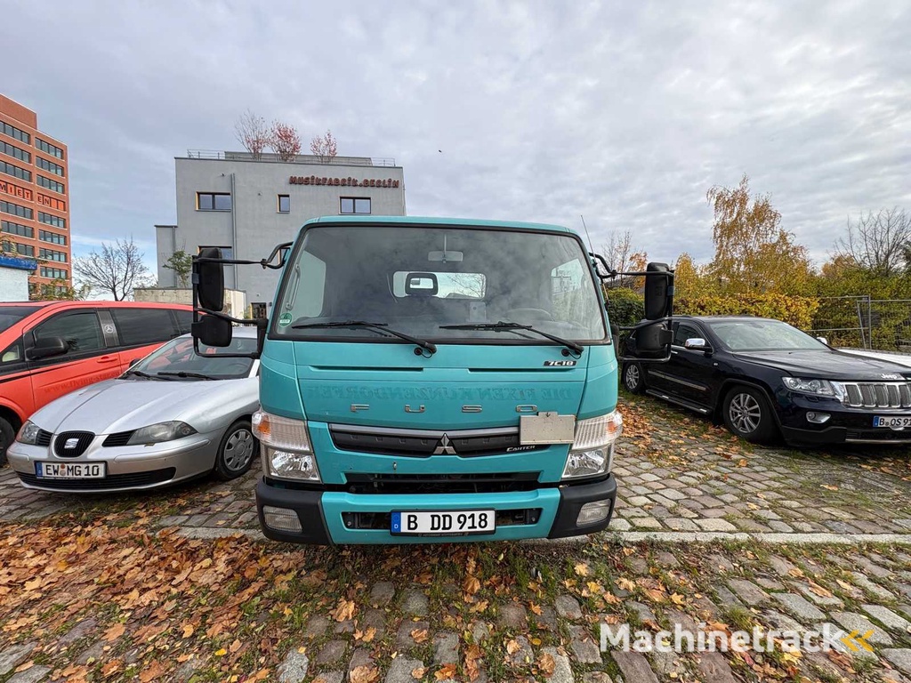 Mitsubishi Fuso Canter 7C18 – 7,5 t – Euro 6 – Abschleppfahrzeug mit Plateau – 136.000 km