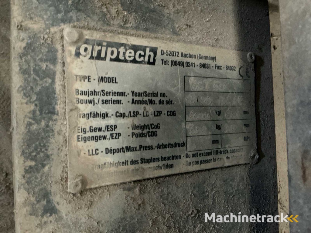 2003 Griptech VGT 50 carriage