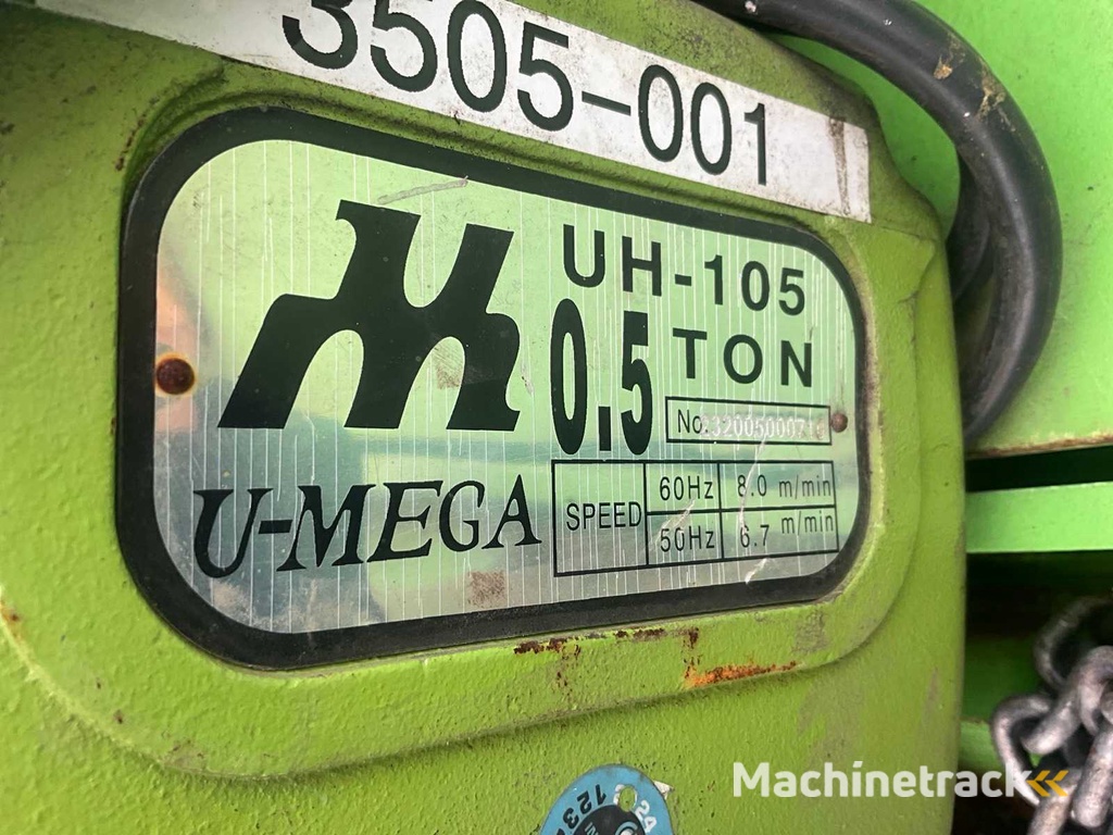 U-mega UH-105 Bovenloophalkraan