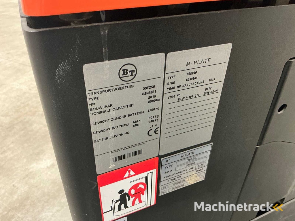 BT - Elektrische palletwagen