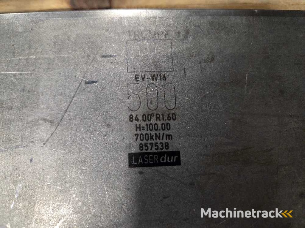 Trumpf - press brake - Various parts, tools and accessories