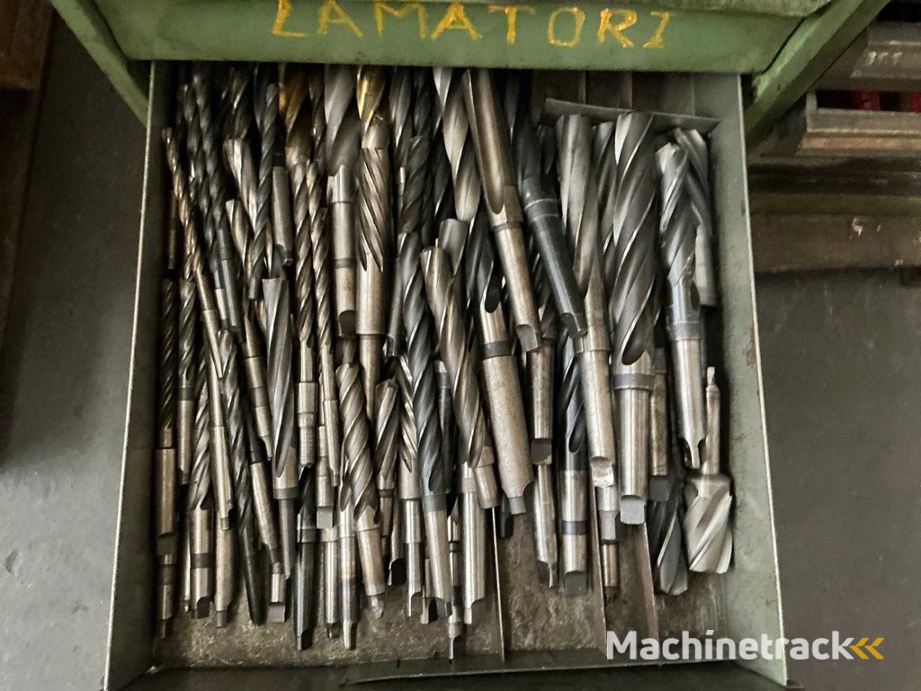 Workshop ladekast met inhoud