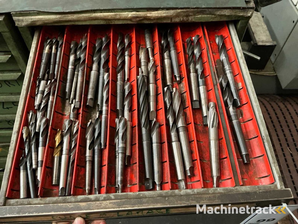 Workshop ladekast met inhoud