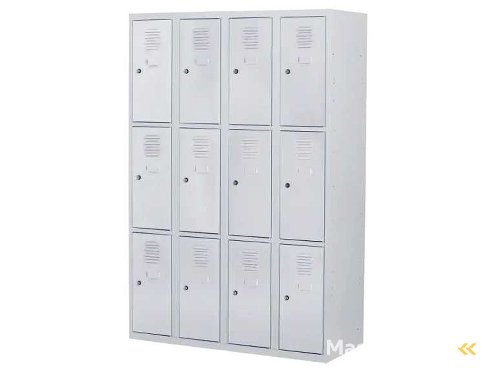 Povag LKP-343 Locker - 4 delig - 16 deurs - 1800x1170x500 mm