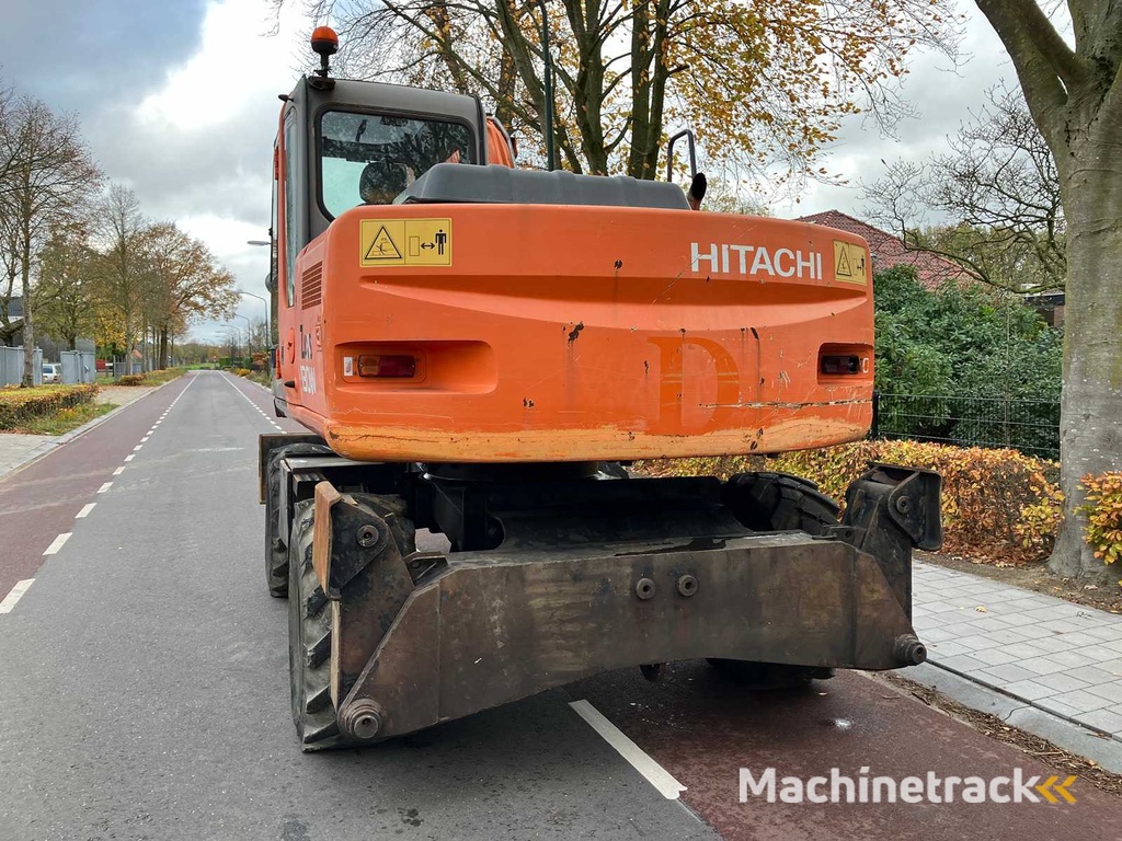 Hitachi - 2008 - ZX130W - Banden graafmachine