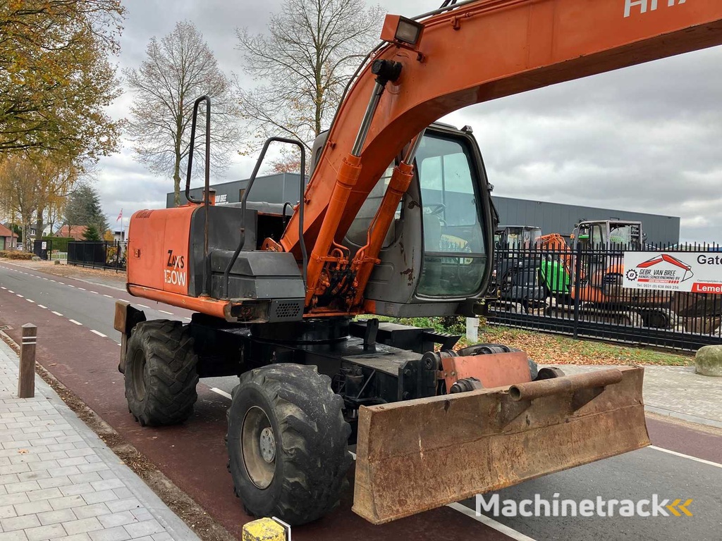 Hitachi - 2008 - ZX130W - Banden graafmachine
