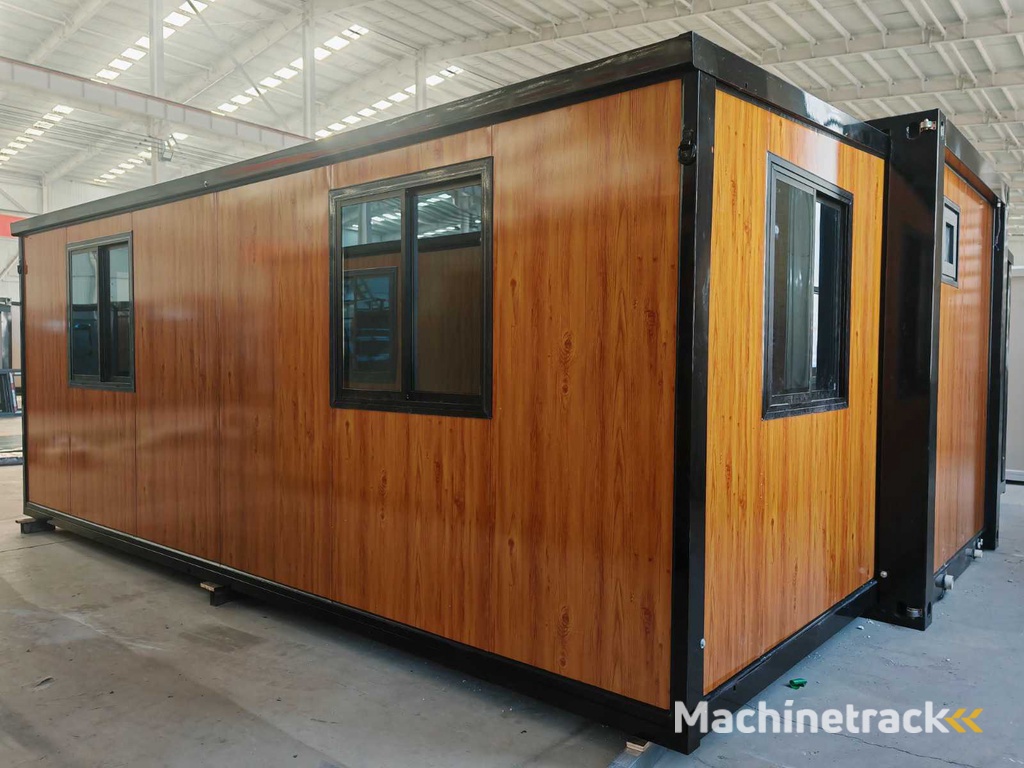 2025 Rhino-Houses 36,5 m2 Bruin 2 slaapkamers, badkamer en keuken Mobiele woonunit / Tiny house