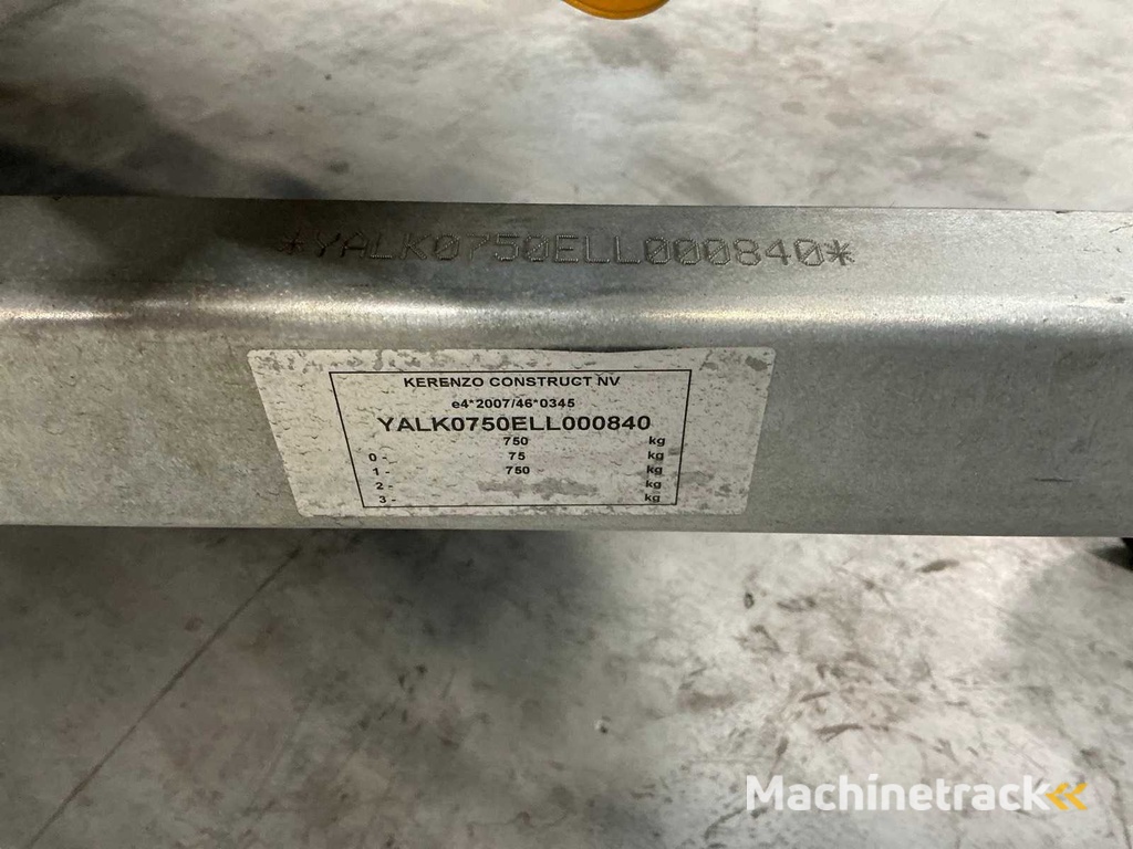 2020 KERENZO K0750E Aanhangwagen