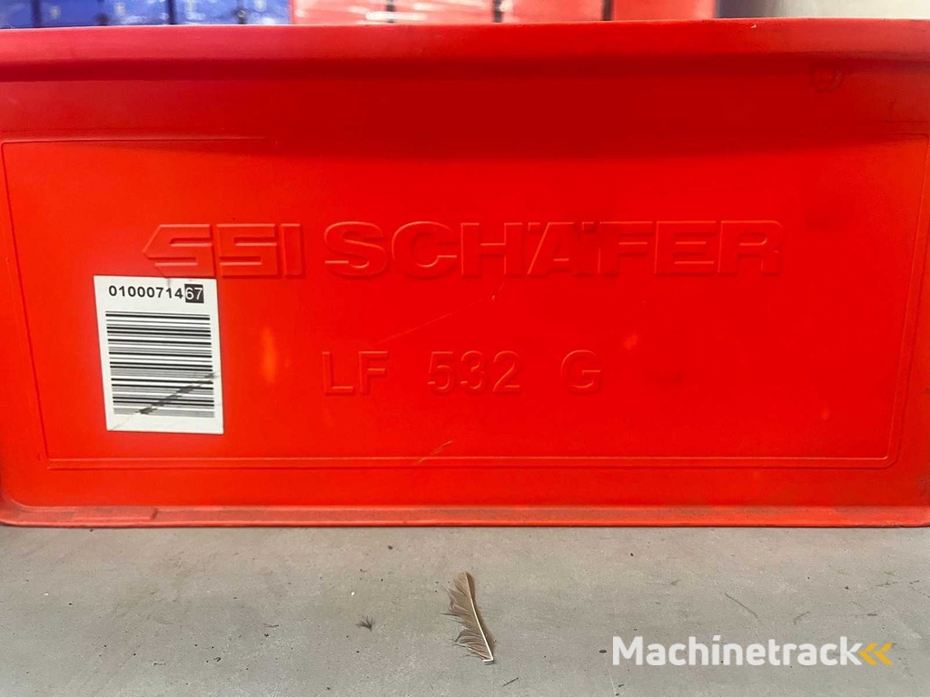 Schäfer - LF532G - Lagerbehälter mit Greiferöffnung 500x300x200mm (80x)