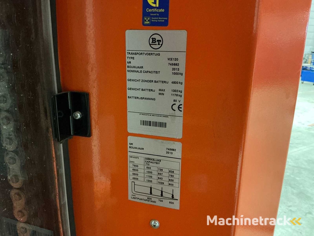 Toyota - 2013 - VCE120 - Schmalgang-Lkw