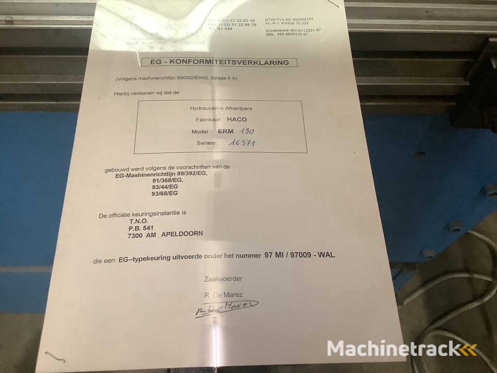 Haco - 1997 - ERM - CNC-kantbank