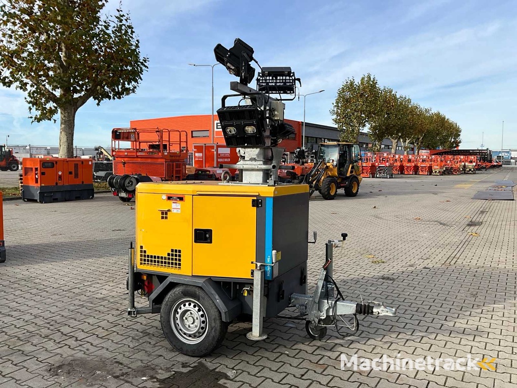 2017 Atlas Copco HiLight H5+ LED Lichtmast aanhangwagen