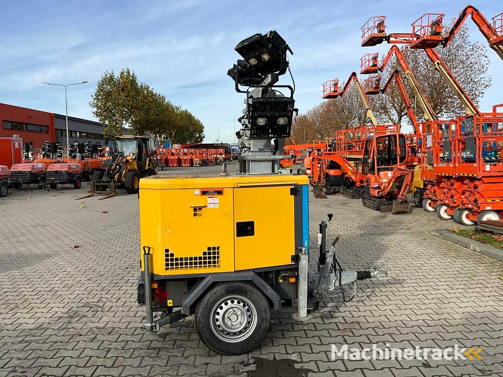 2017 Atlas Copco HiLight H5+ LED Lichtmast aanhangwagen