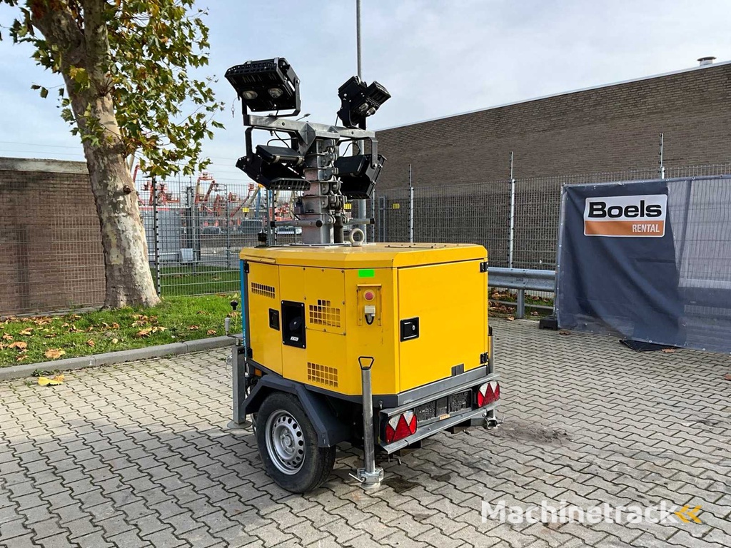 2017 Atlas Copco HiLight H5+ LED Lichtmast aanhangwagen
