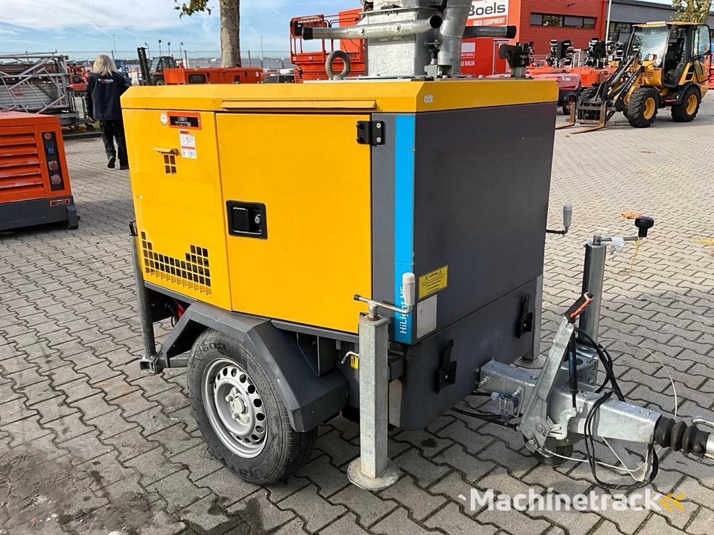 2017 Atlas Copco HiLight H5+ LED Lichtmast aanhangwagen