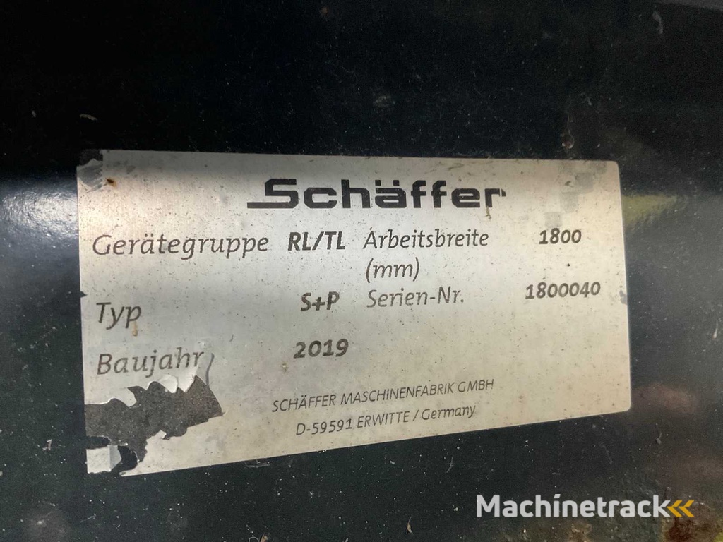 2019 Schäffer S+P Feed Scraper / Snow Scraper (Schäffer)