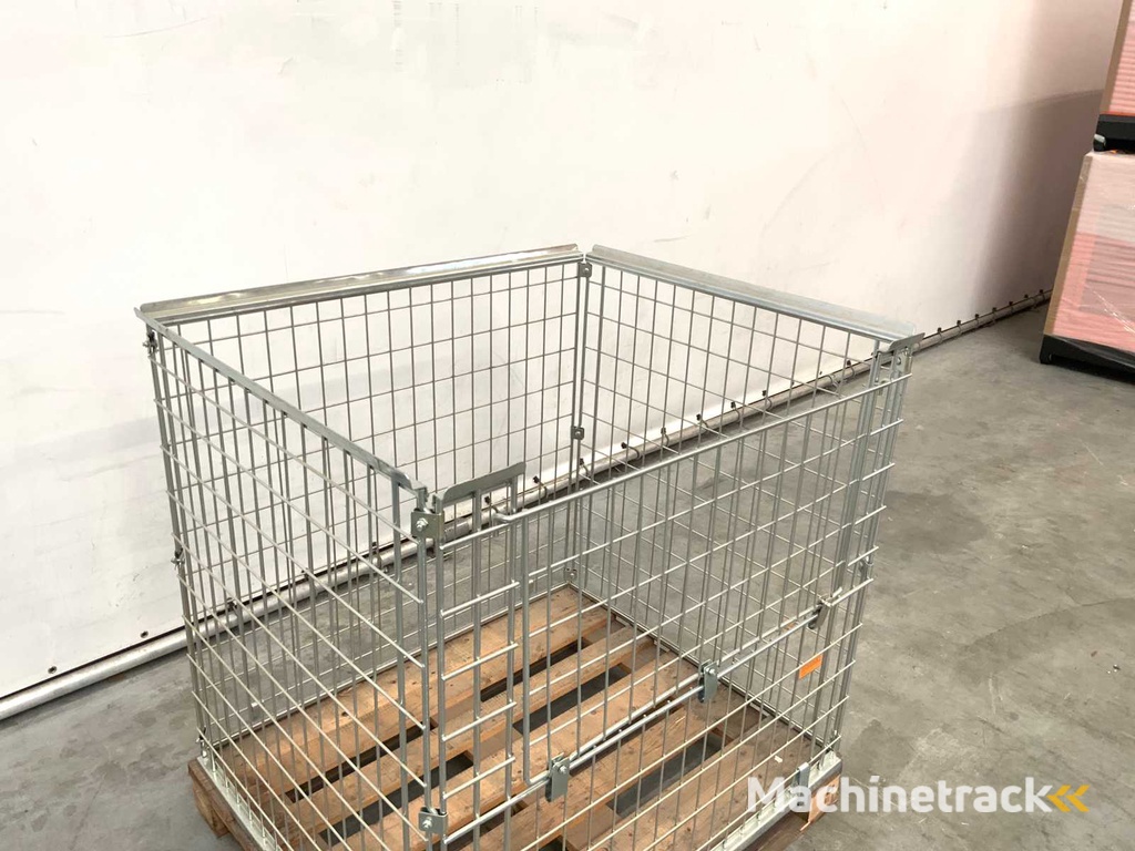 Stalen palletkooi voor blokpallets 1230x1100x1010 mm (10x)