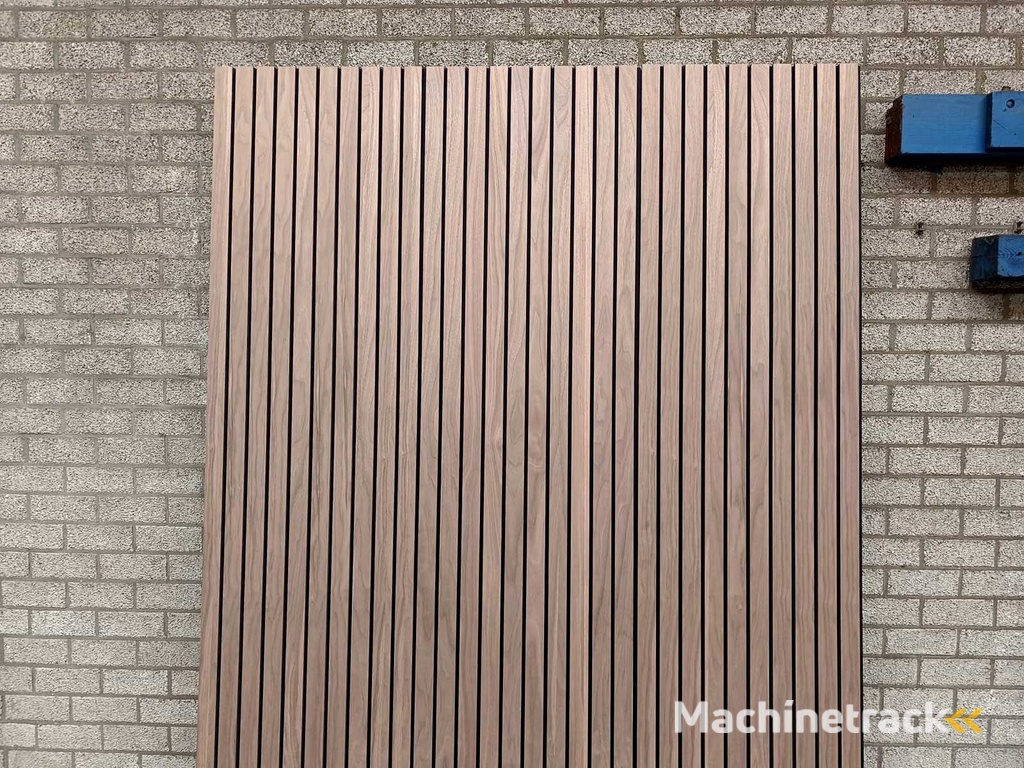 Akupanel Walnoot Luxe Breed akoestisch wandpaneel 280x60 cm (66x)