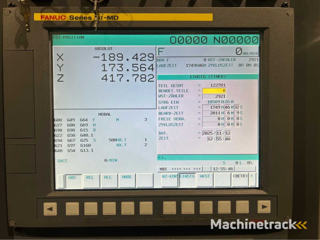 2013 Hwacheon Vesta 1000 CNC Universeel machinecentrum