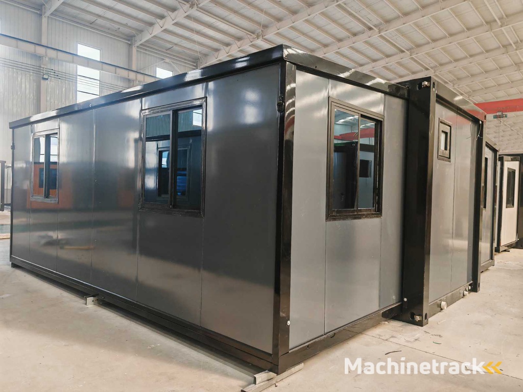 2025 Rhino Houses 36,5 m2  Zwart 2 slaapkamers, badkamer en keuken Mobiele woonunit / Tiny house