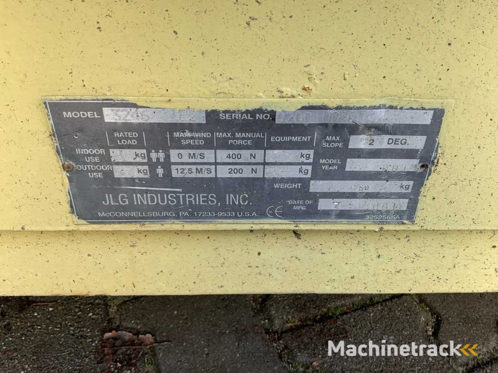 2001 JLG 3246-E2 Schaarhoogwerker