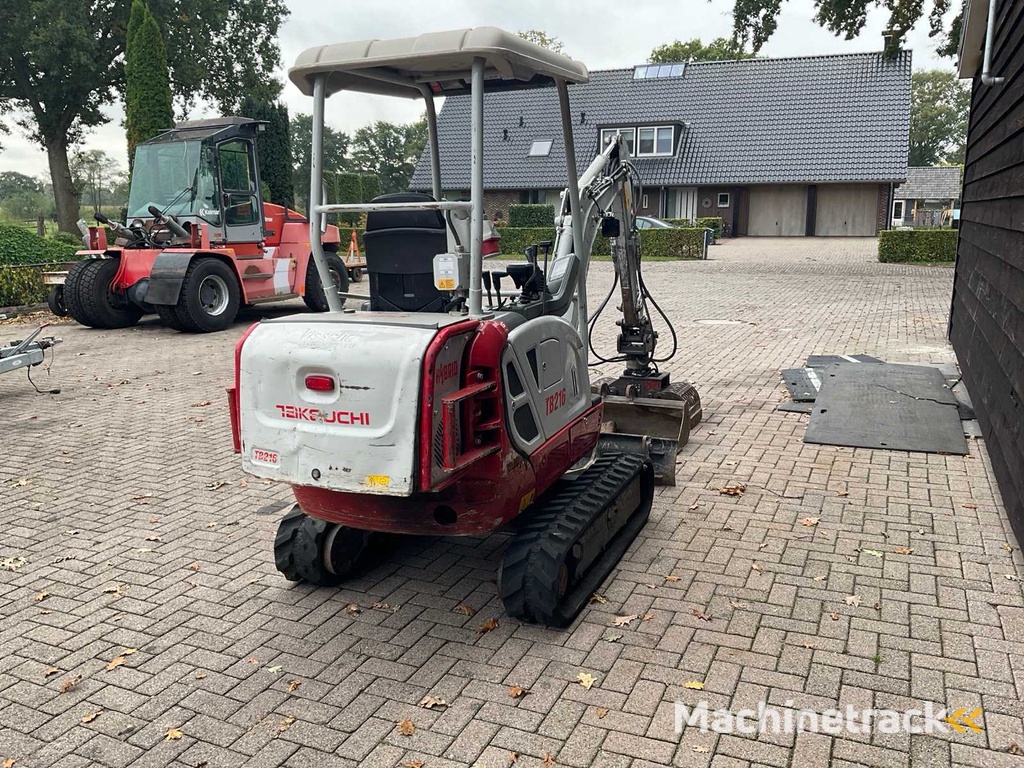 2021 Takeuchi 2021  TB 216 Minigraafmachine