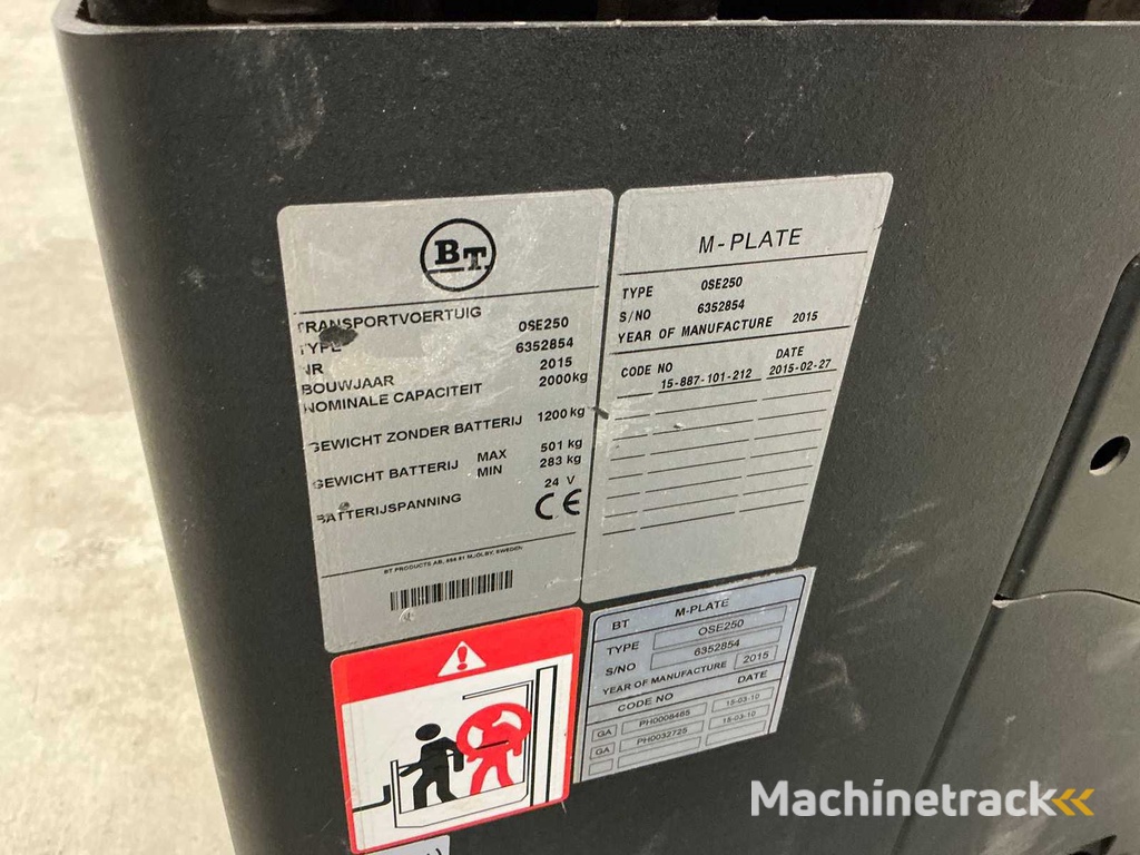 BT - Elektrische palletwagen