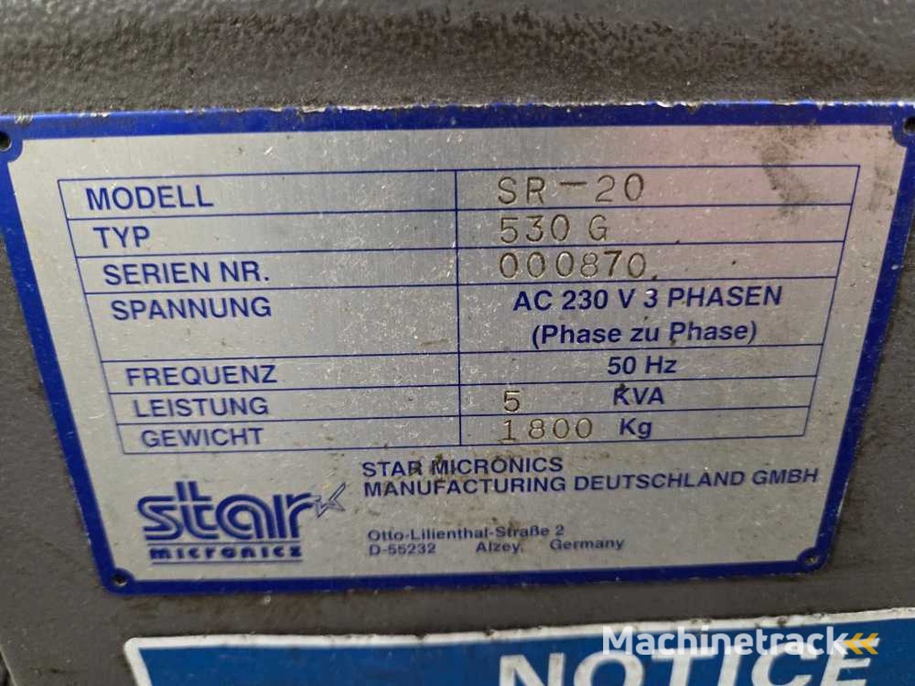 Star - SR 20 - CNC-draaibank