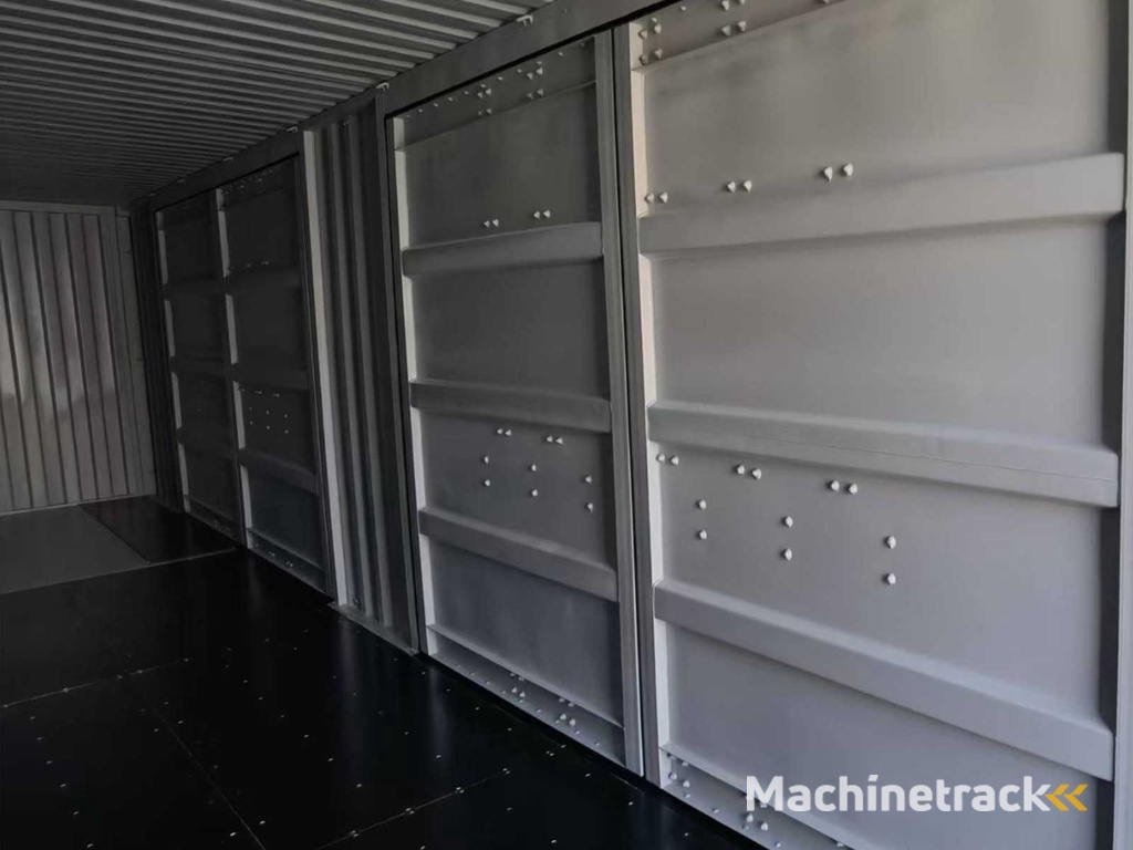 Rhino-Cross-Containers - 40ft High Cube zwart - Zeecontainer met 2 Zijdeuren - 2025