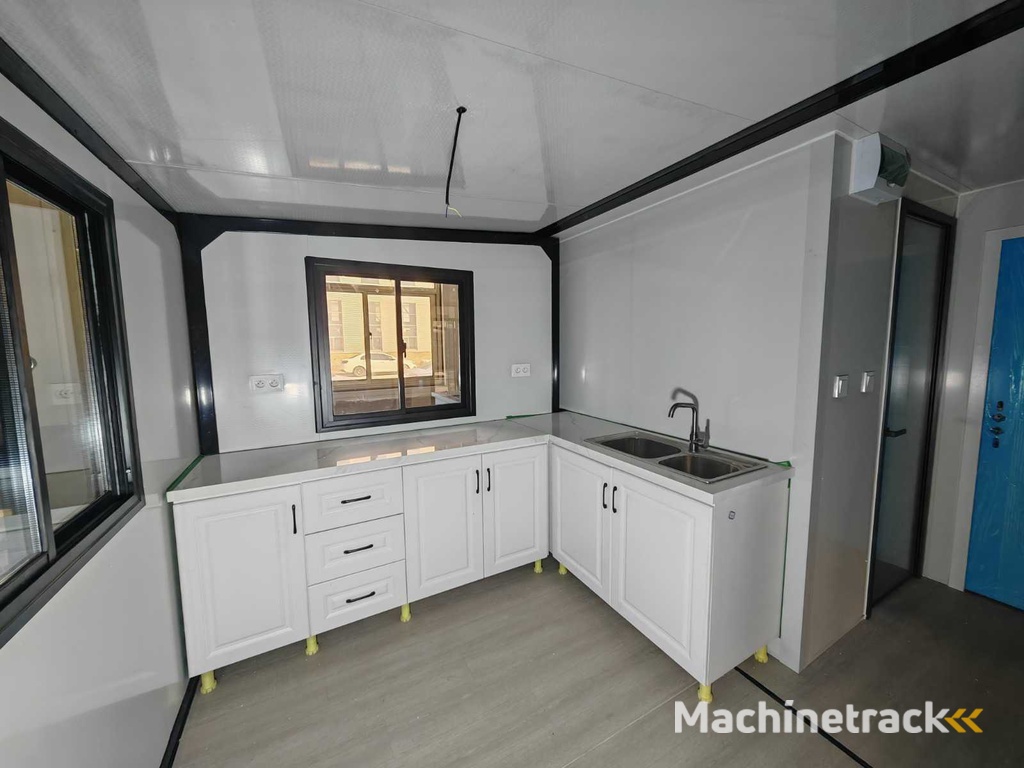 2025 Rhino Houses 36,5 m2 Wit 2 slaapkamers, badkamer en keuken Mobiele woonunit / Tiny house