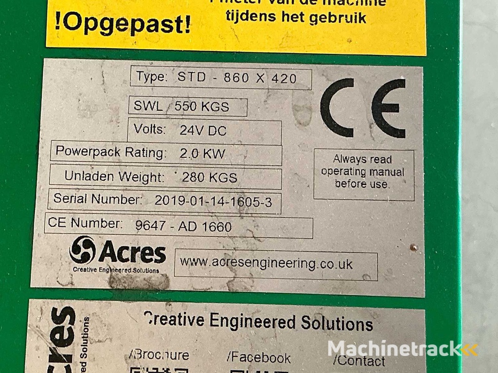Jungheinrich - ERE225-TP - Battery changer - 2018