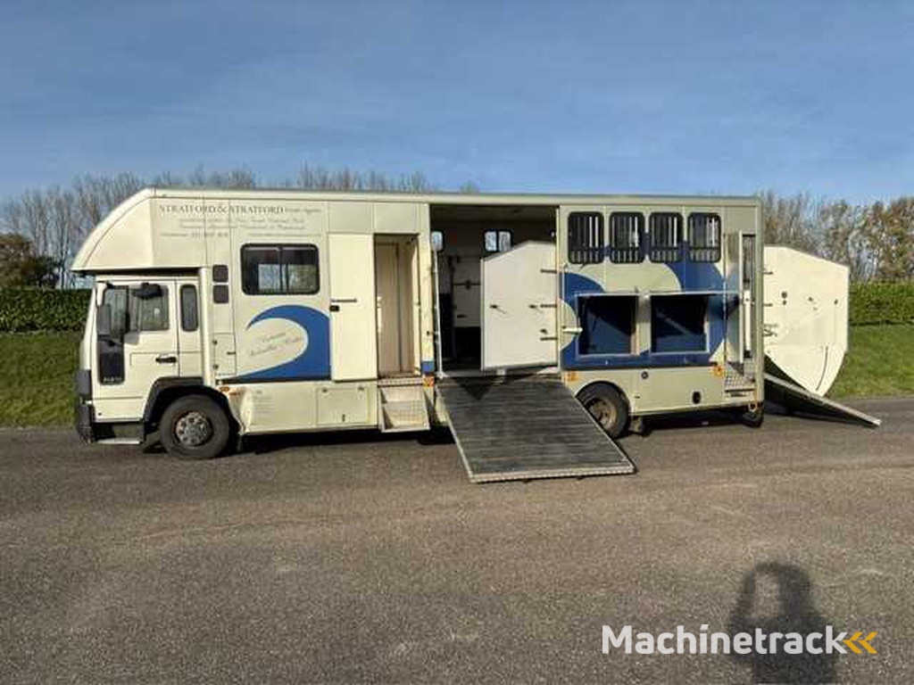 1993 Volvo FL 612 LKW Pferdeanhänger