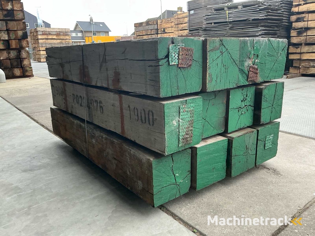 Gemixt Hardhout 1900x300x300 Bouwhout