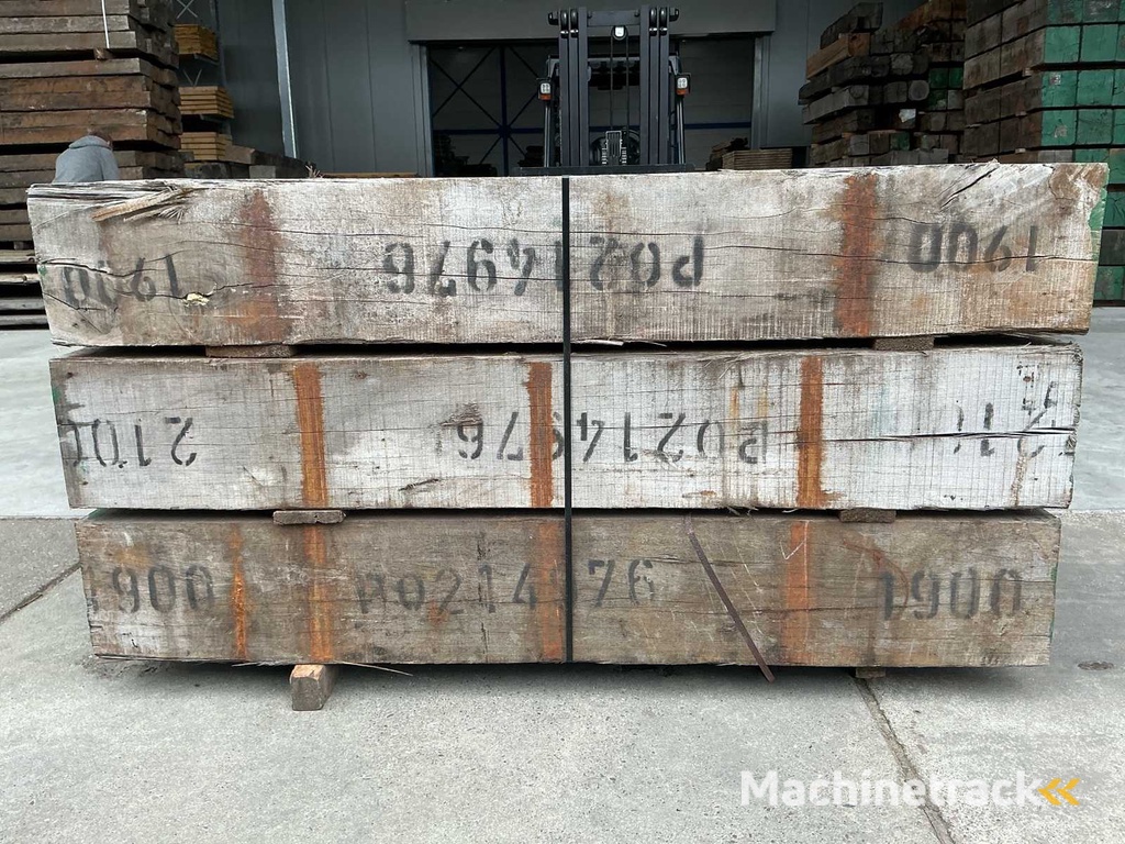 Gemixt Hardhout 1900x300x300 Bouwhout