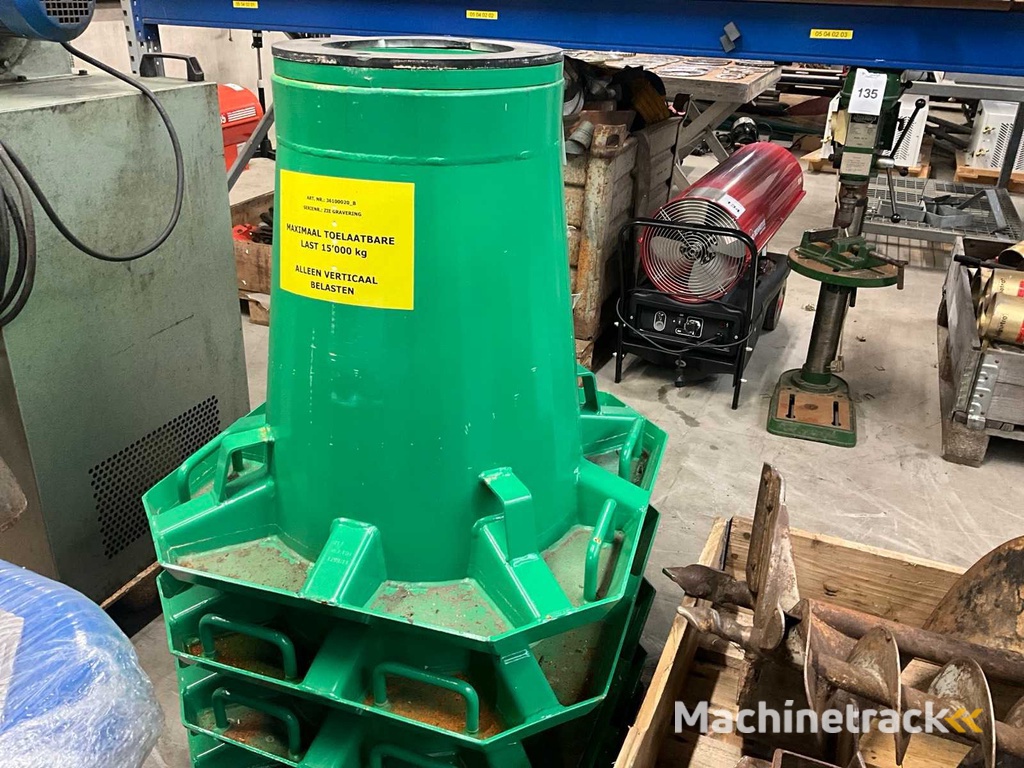 Stalen steunbok (4x)