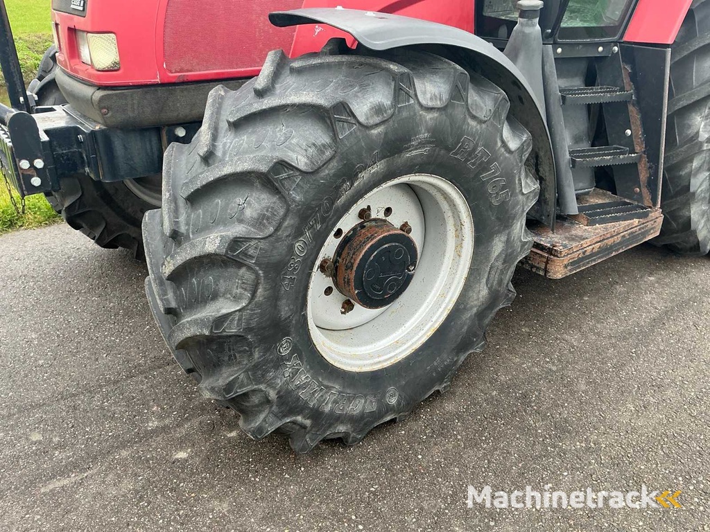 2002 Case IH CS110 Vierwielaangedreven landbouwtractor met Herder MBK503LS maaiarm