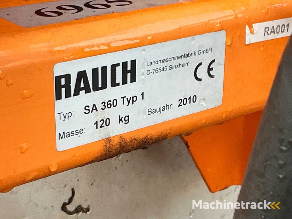 2010 Rauch SA 360 Typ 1 Zoutstrooier / Zandstrooier