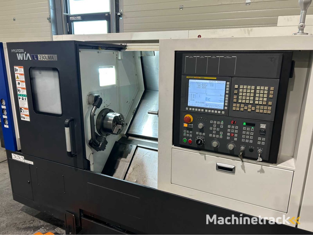 2018 Hyundai WIA L230 LMA CNC-draaibank