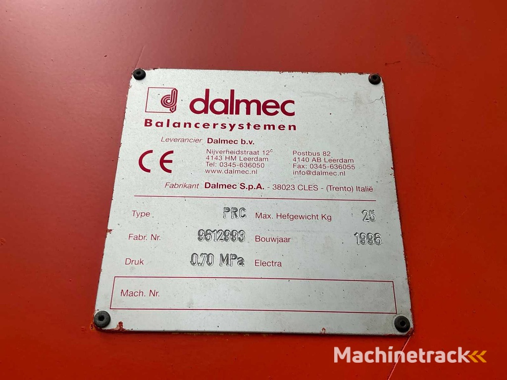 1997 Dalmec PRC Lifthulp