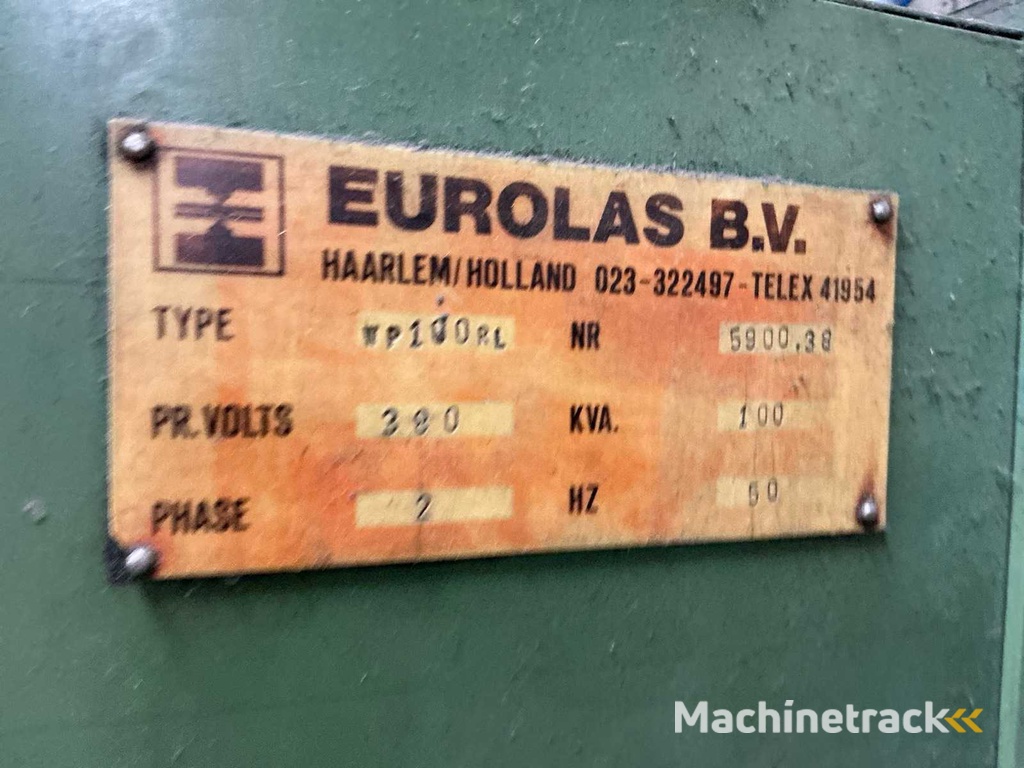 Eurolas WP100RL Puntlasmachine