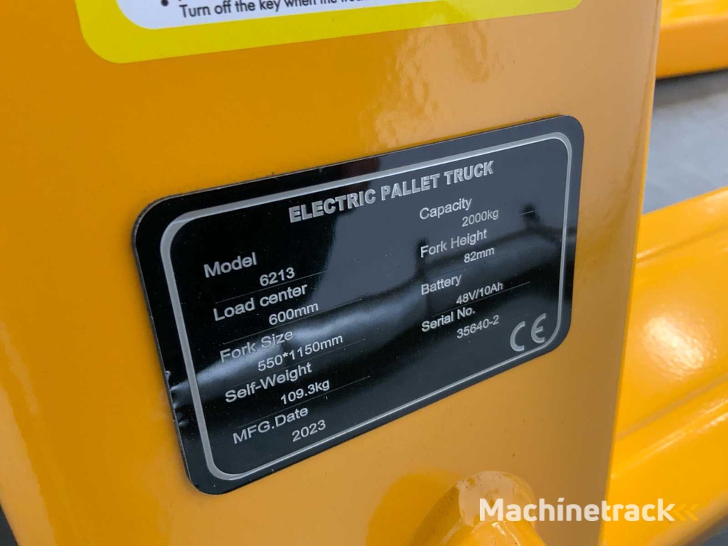 RTE 6213 Elektrische palletwagen 2000kg