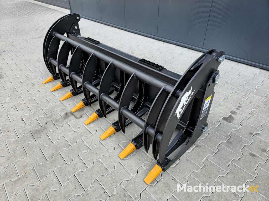 2025 Rhino-Cross 78 inch Heavy Duty fork grapple Industriele Grijper met tanden ten behoeve van schranklader