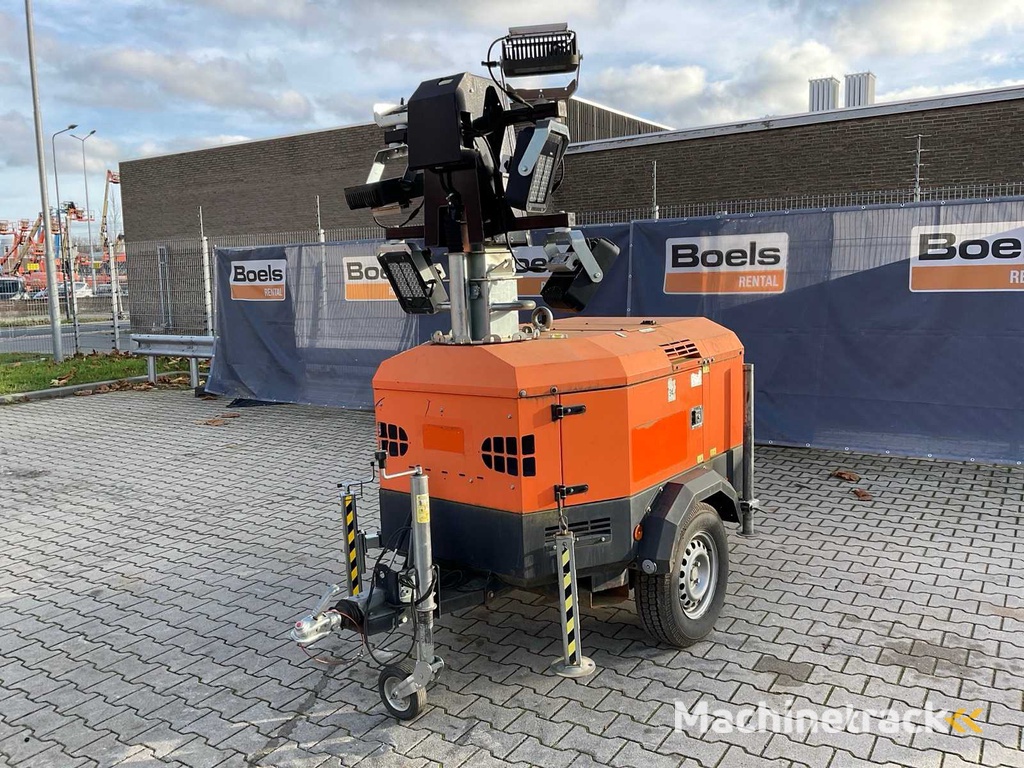 2016 TowerLight VB-9 LED Light Pole Generator Trailer LED