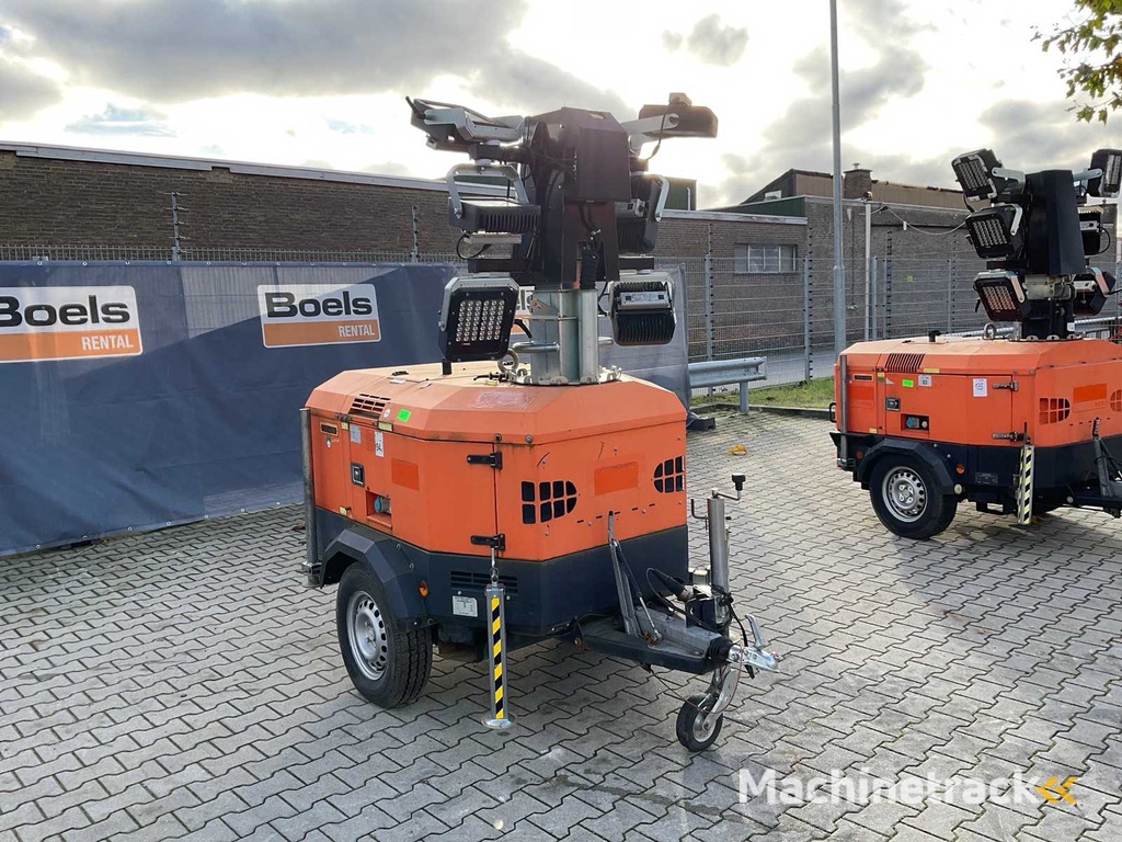 2016 TowerLight VB-9 LED Light Pole Generator Trailer LED