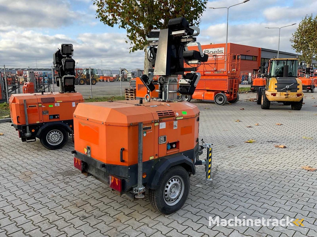 2016 TowerLight VB-9 LED Light Pole Generator Trailer LED