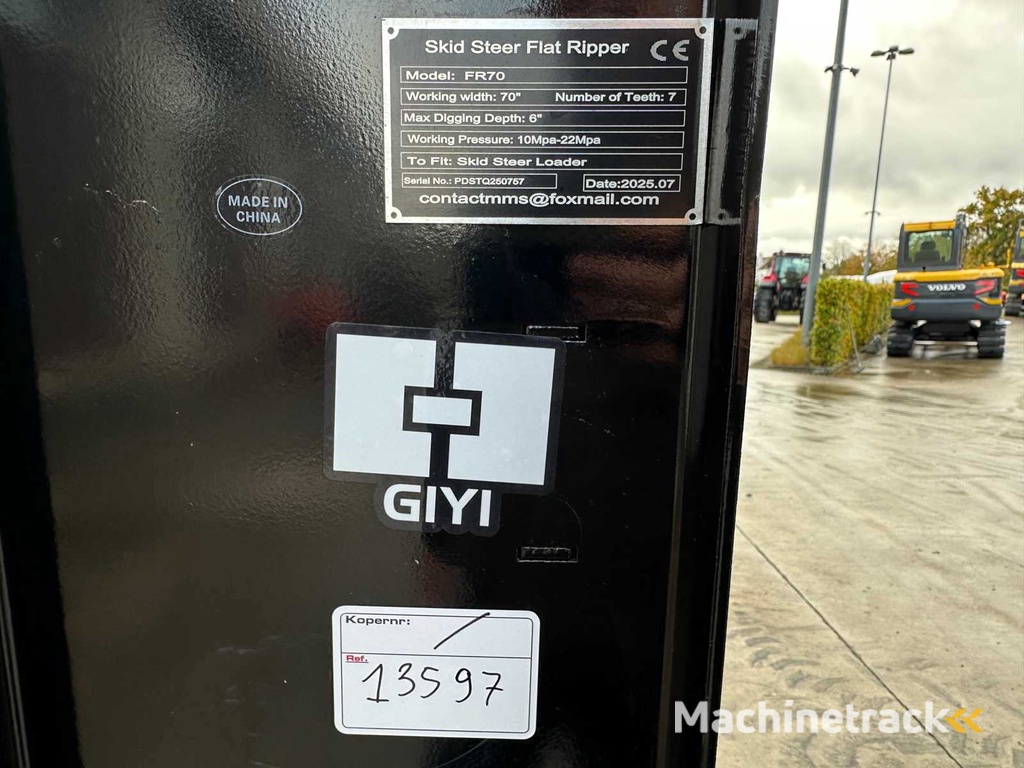 Giyi - 2025 - FR70 - Voorzetapparatuur - Pistesleep
