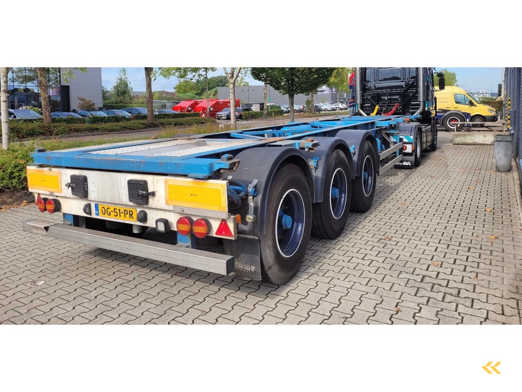 1999 Van hool 30ft/20ft Oplegger