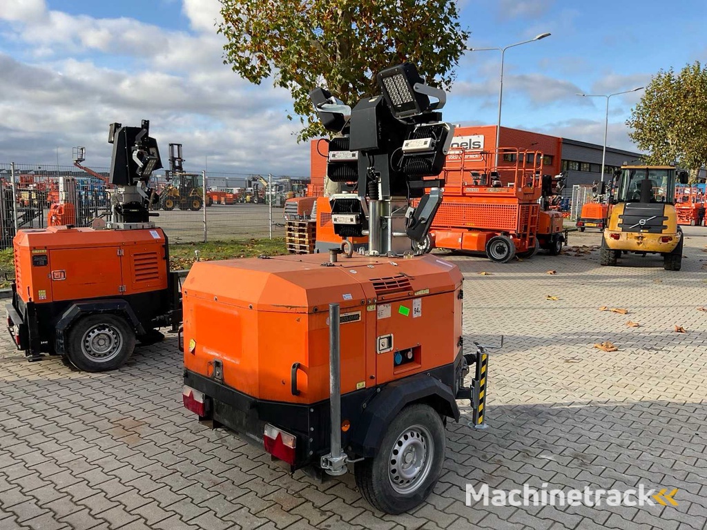 2016 TowerLight VB-9 LED Lichtmast aggregaat aanhangwagen LED