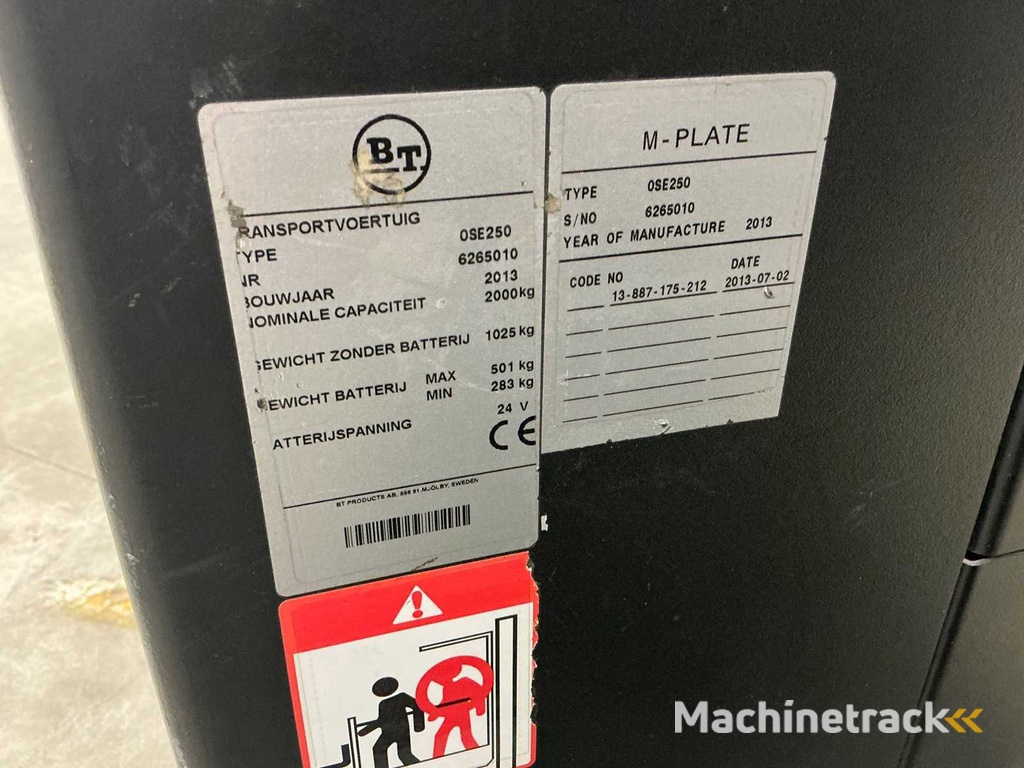 BT - Elektrische palletwagen