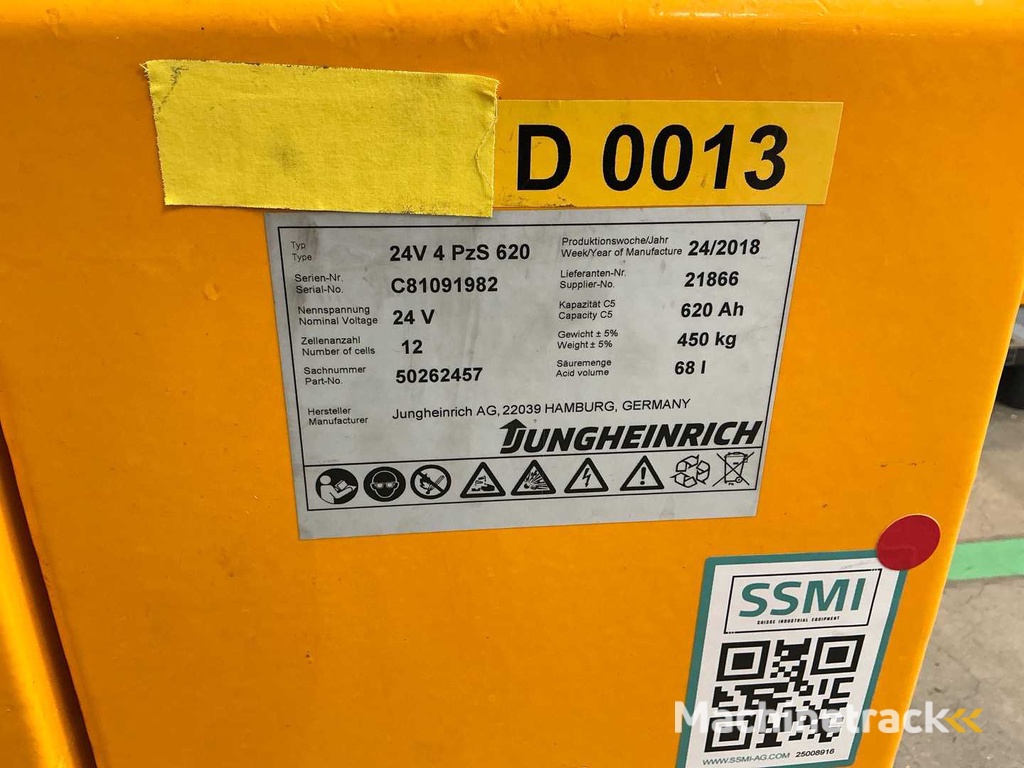 Jungheinrich - 24V PZS620 - Battey - 2018 (2x)